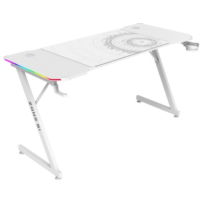 Компьютерный стол Zone 51 TRINE 140 RGB White (Z51-T4R-WH)