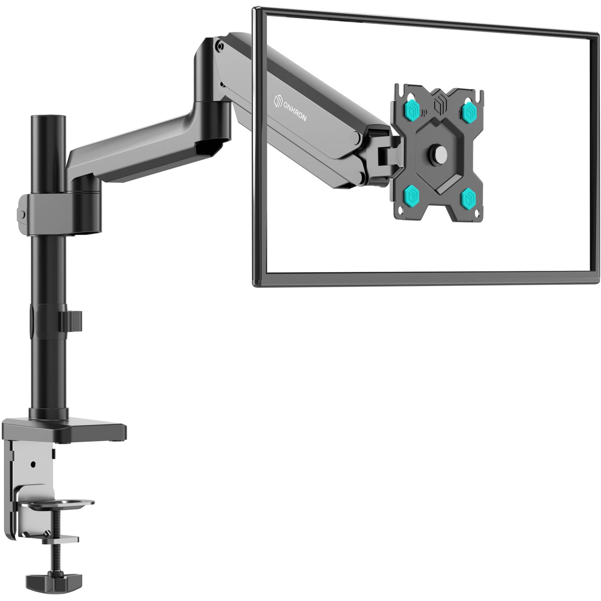 ONKRON кронштейн для монитора 13"-34" настольный, чёрный G75 (G75-B)
