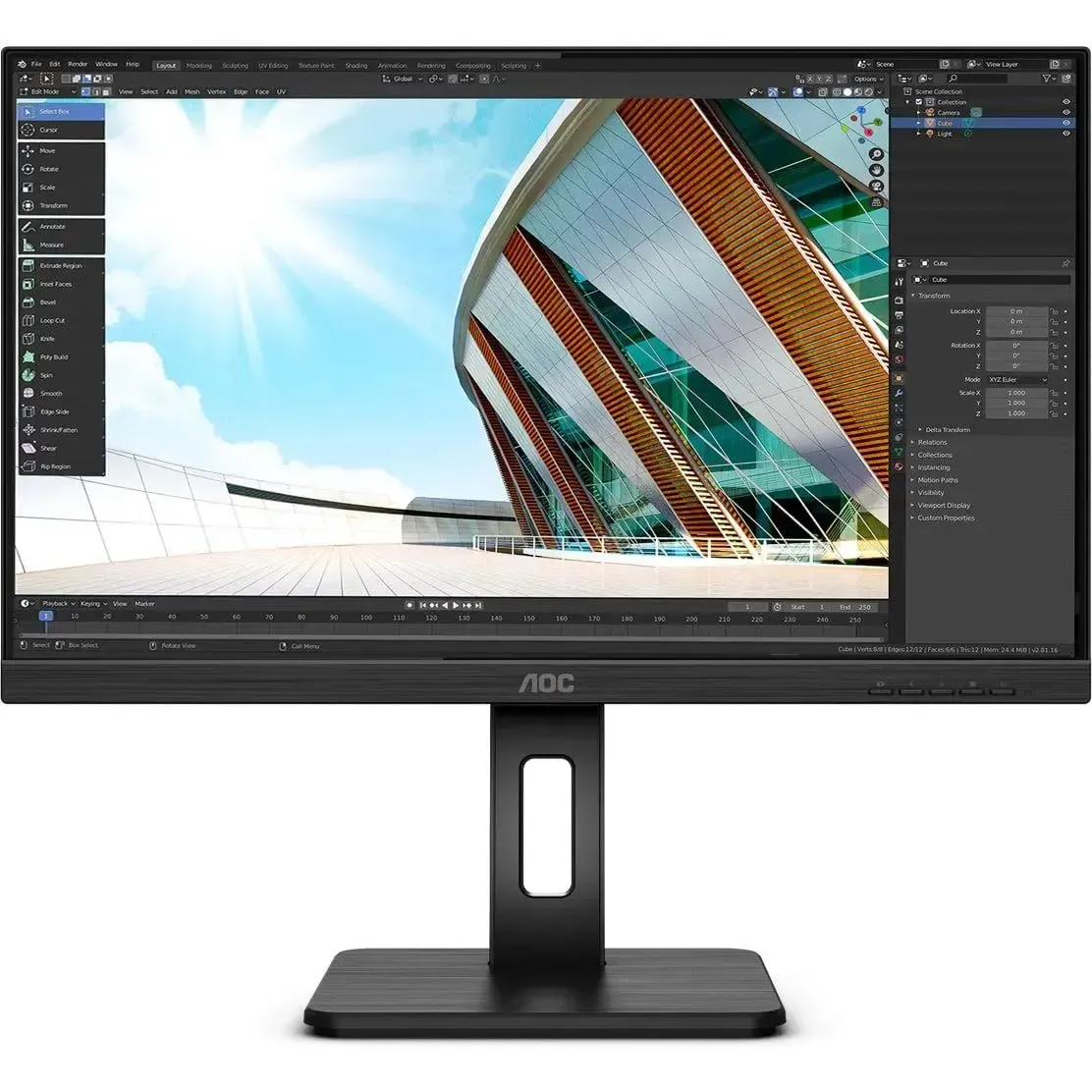 Full HD монитор AOC 24P2Q