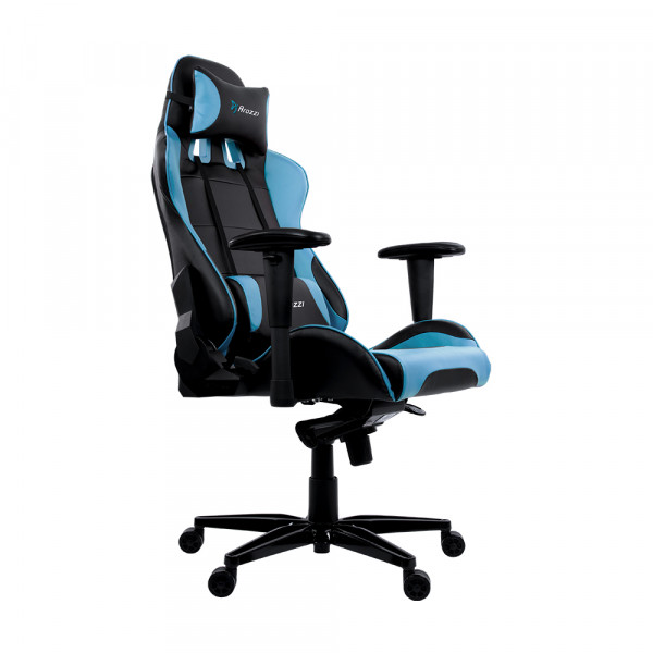 Компьютерное игровое кресло Arozzi Verona XL+ Blue - фото 3