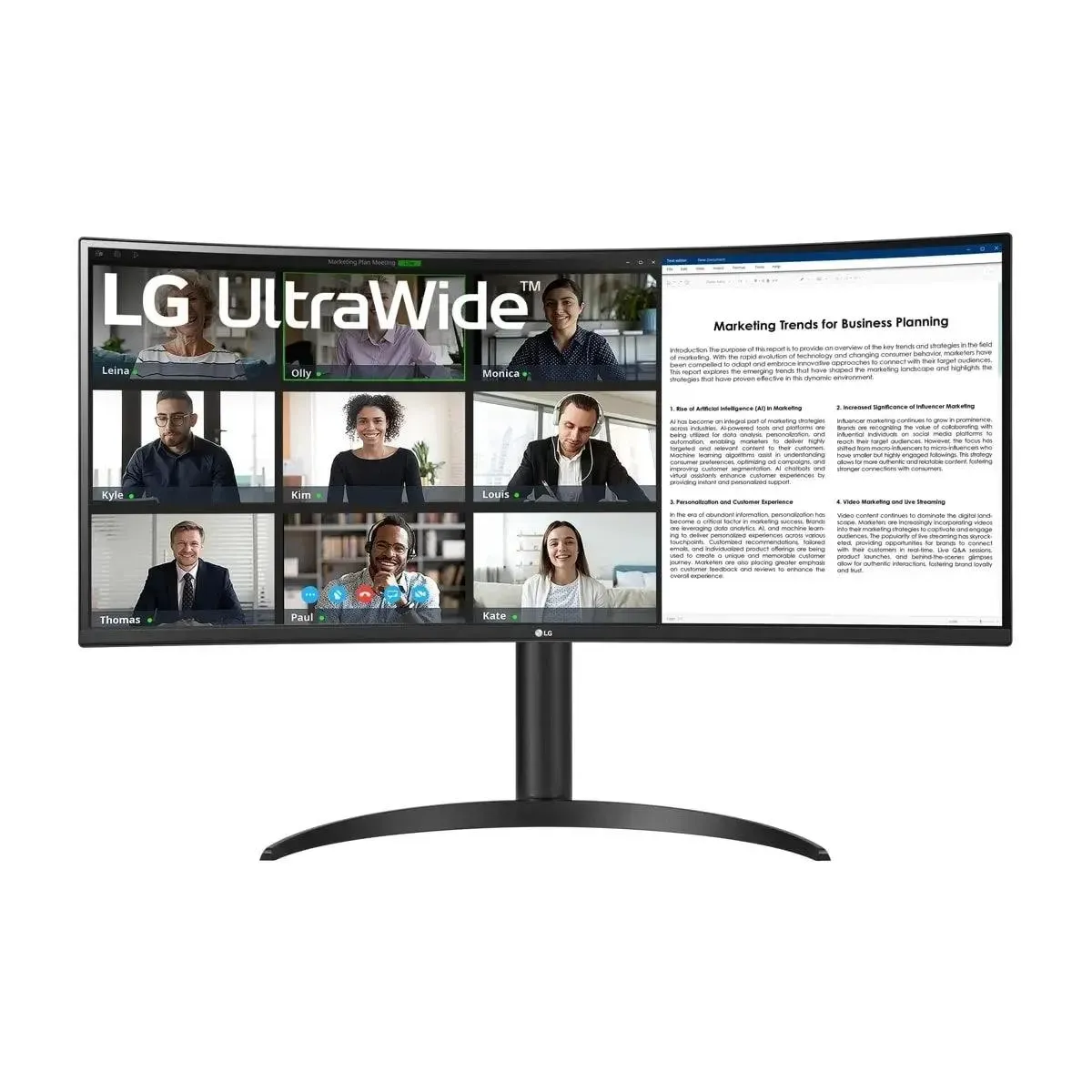 3.5K монитор LG UltraWide 34WR55QK-B