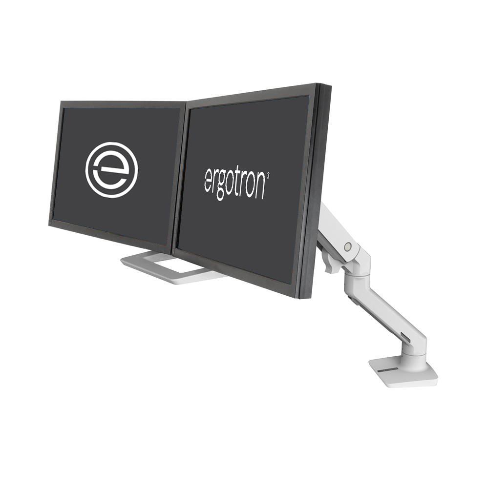 Настольный кронштейн Ergotron HX Desk Dual Monitor Arm (white) (45-476-216)