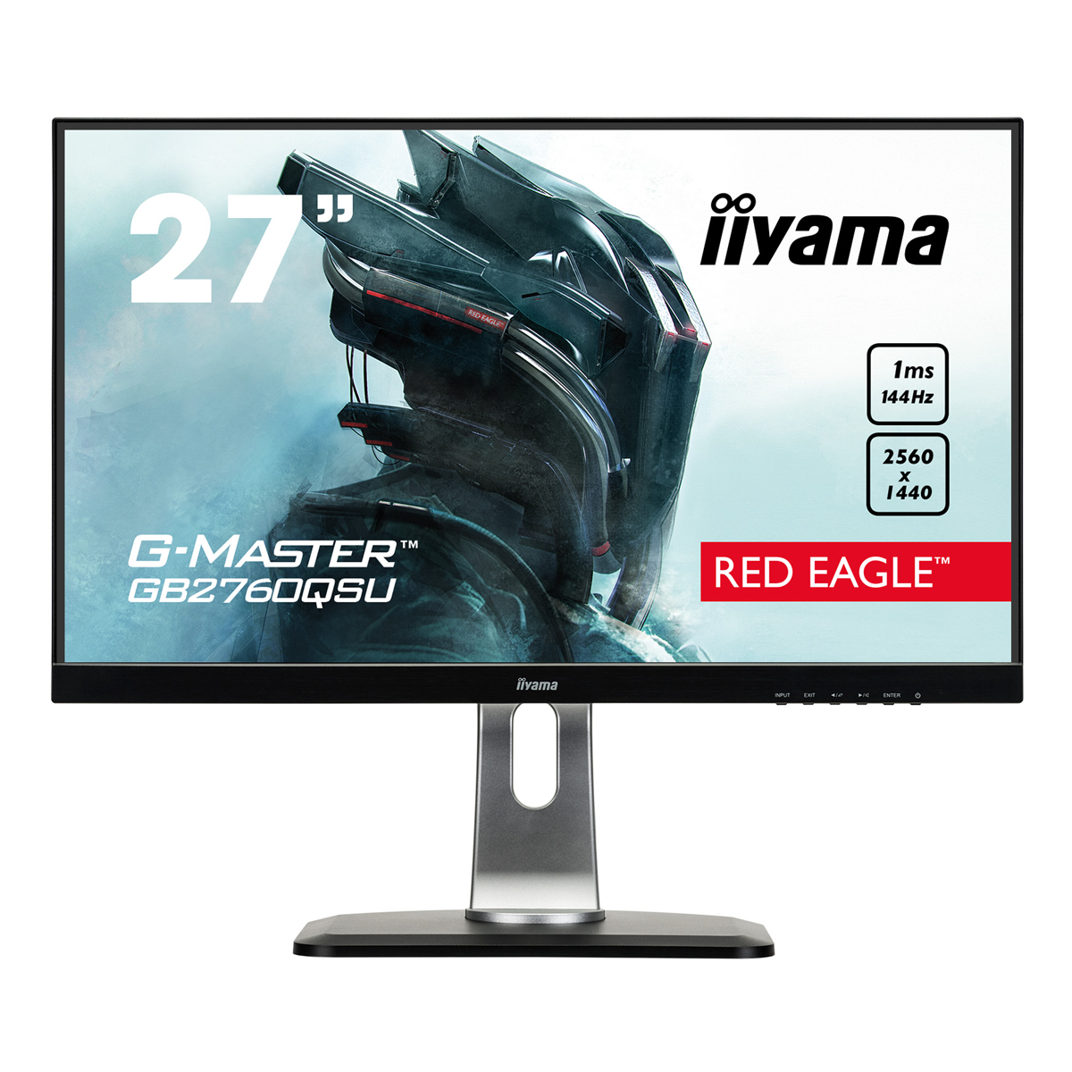 WQHD монитор Iiyama G-MASTER GB2760QSU-B1