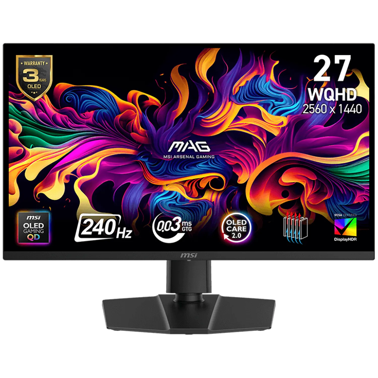 WQHD QD-OLED монитор MSI MAG 273QP X24