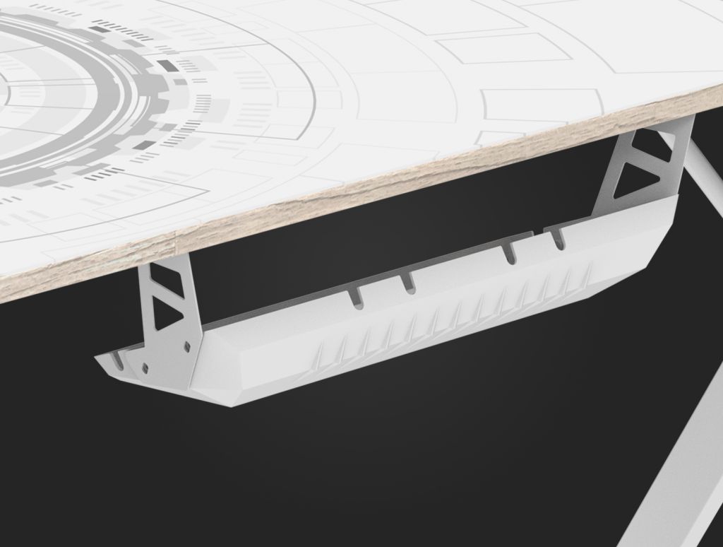 Компьютерный стол Zone 51 TRINE 140 RGB Wood