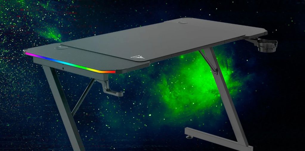 Компьютерный стол Zone 51 TRINE 140 RGB Black