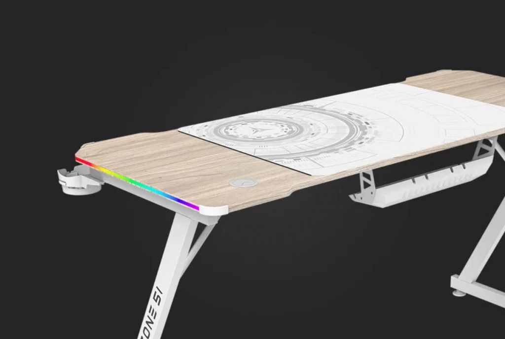 Компьютерный стол Zone 51 TRINE 140 RGB Wood