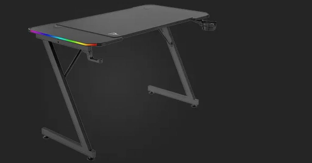 Компьютерный стол Zone 51 TRINE 140 RGB Black