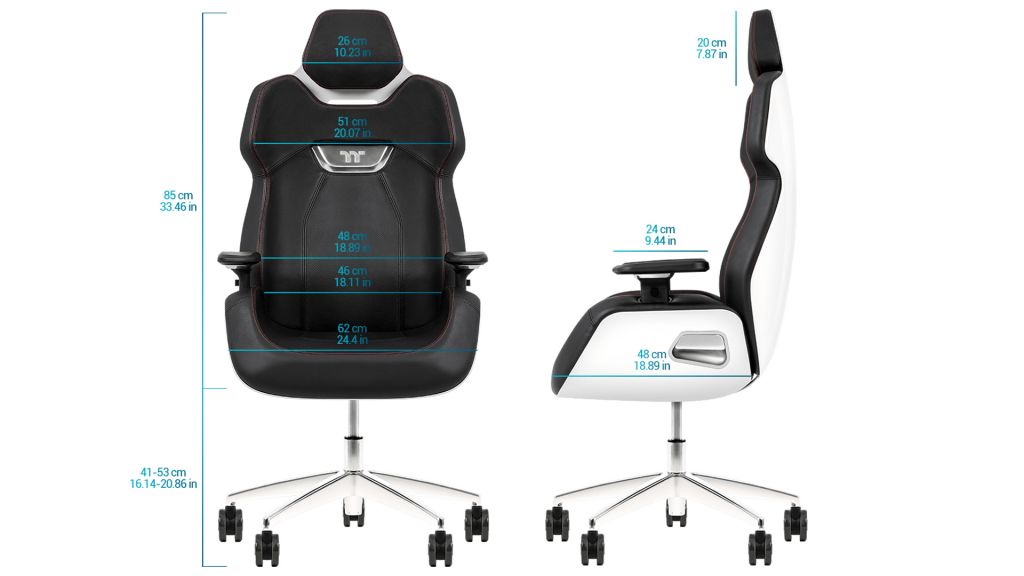 Компьютерное кресло Thermaltake Argent E700 Gaming Chair Space Gray