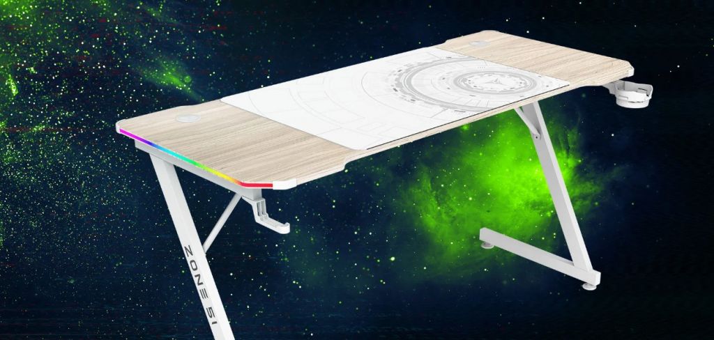 Компьютерный стол Zone 51 TRINE 140 RGB Wood