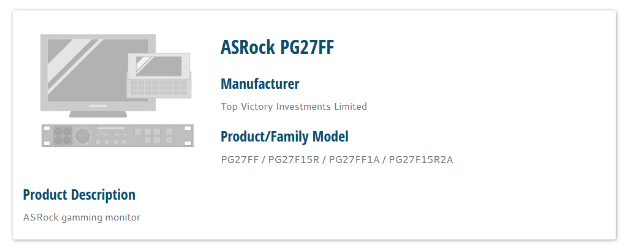 Первые мониторы от ASRock