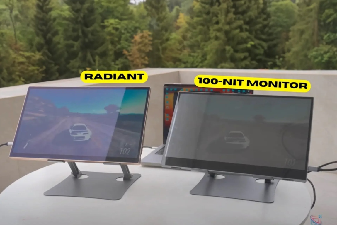 Представлен трансфлективный портативный монитор Eazeye Radiant