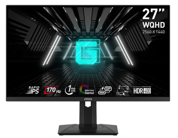 Удешевления ради. Представлен игровой монитор MSI G274QPF с 27-дюймовой WQHD IPS матрицей с частотой 170 Гц