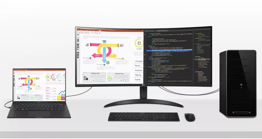 Монитор LG 34WR55QC-B