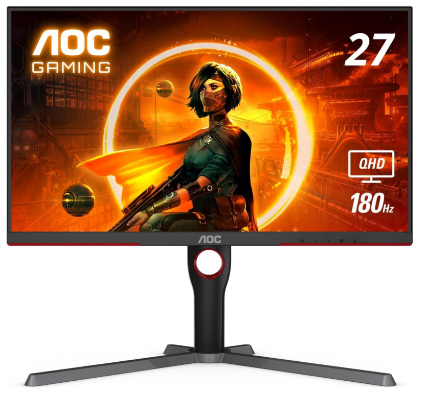 Странно, но бывает. AOC анонсировала модель Q27G3XMN со 180 Гц WQHD Mini-LED *VA-матрицей