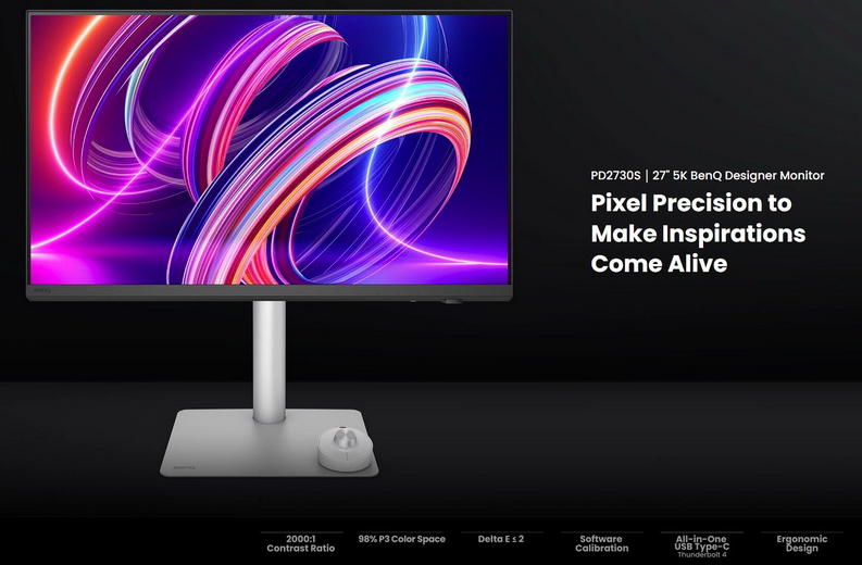 BenQ выпустила профессиональные мониторы PD2730S и PD3226G