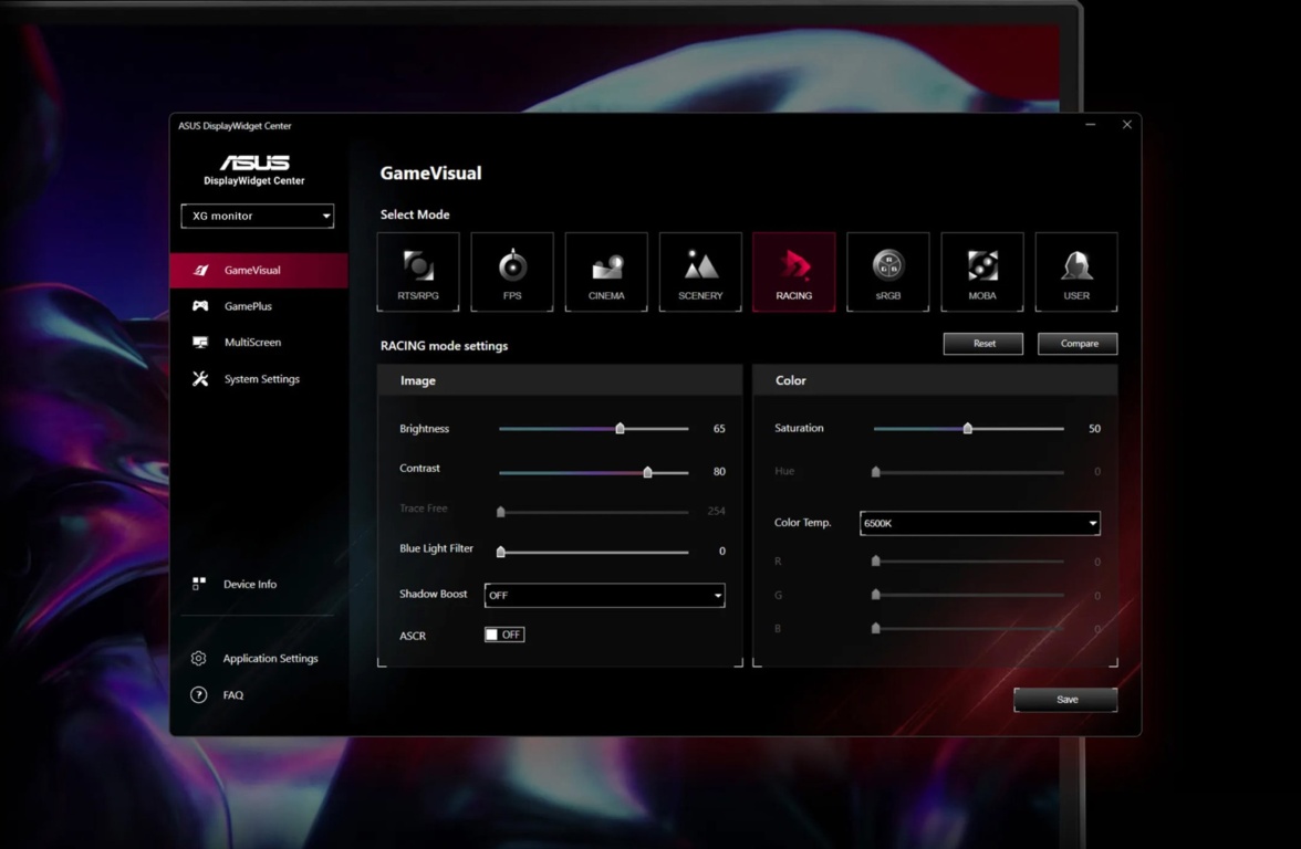 Монитор ASUS ROG Strix XG279CNS