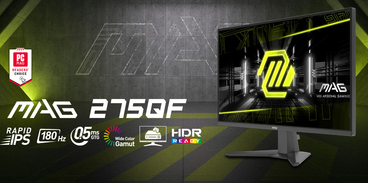 MSI представила игровой WQHD-монитор MAG 275QF