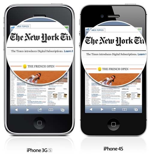 iphone 3G vs iphone 4s
