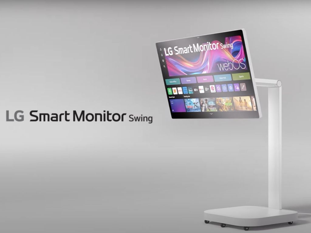 LG анонсировала монитор Smart Monitor Swing