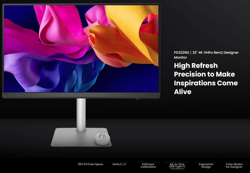 BenQ выпустила профессиональные мониторы PD2730S и PD3226G