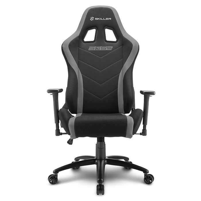 Игровое кресло Sharkoon Skiller SGS2 Black Grey (SGS2-BK/GY) - фото 1
