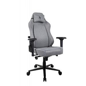 Компьютерное кресло Arozzi Primo Woven Fabric - Grey - Black logo