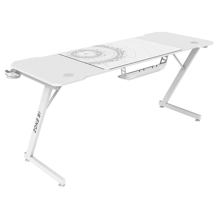 Компьютерный стол Zone 51 TRINE 160 White (Z51-T6N-WH) - фото 3