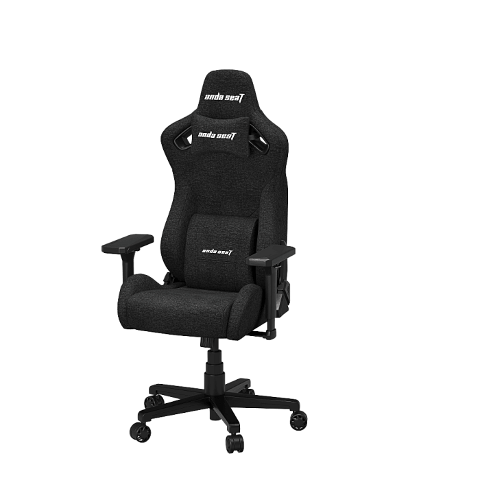 Компьютерное кресло AndaSeat Kaiser Frontier, цвет черный, размер M (90кг), материал ткань (AD12Y-12-B-F) - фото 1