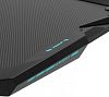 Стол для компьютера (для геймеров) Eureka Z1 S с синей подсветкой, чёрный - фото 3