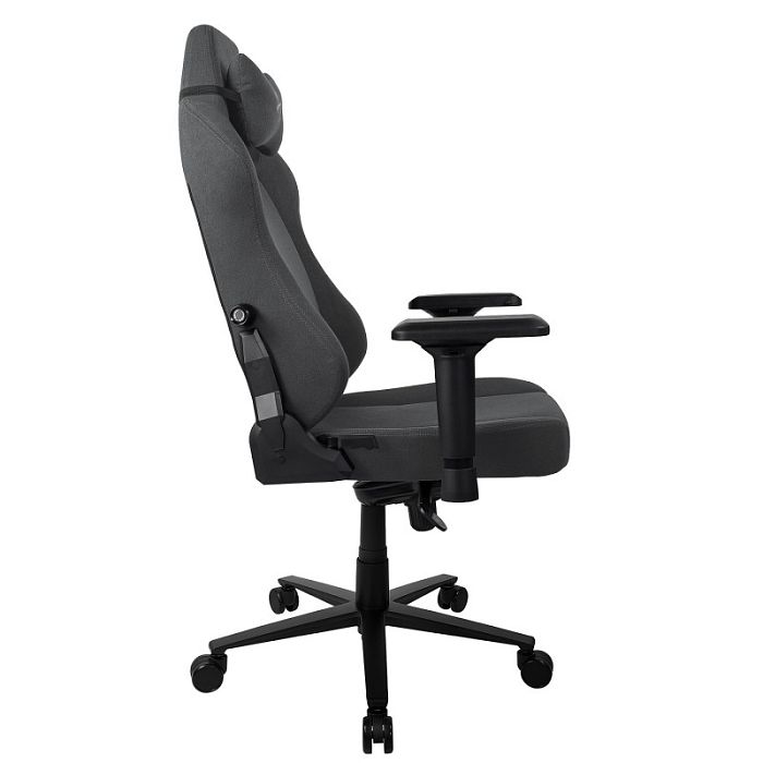 Компьютерное кресло Arozzi Primo Woven Fabric - Black - Grey logo - фото 4