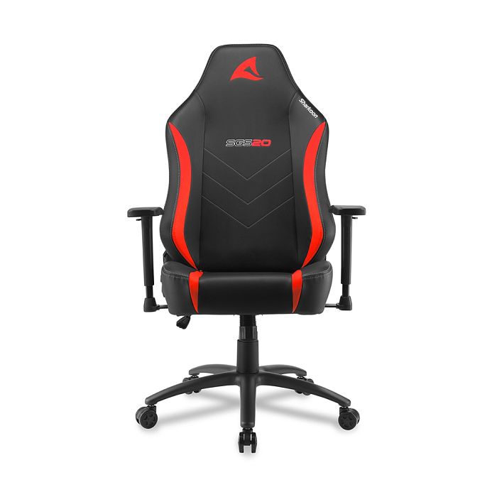 Игровое кресло Sharkoon Skiller SGS20 (SGS20-BK/RD) - фото 2
