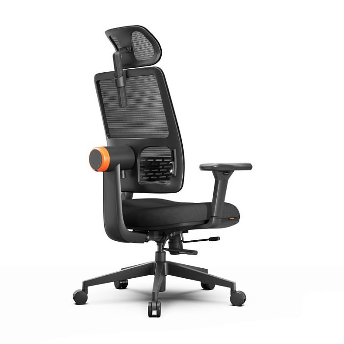 Компьютерное кресло FoxGear NETZ модель E, черный (FG-NETZ-E-BK) - фото 5