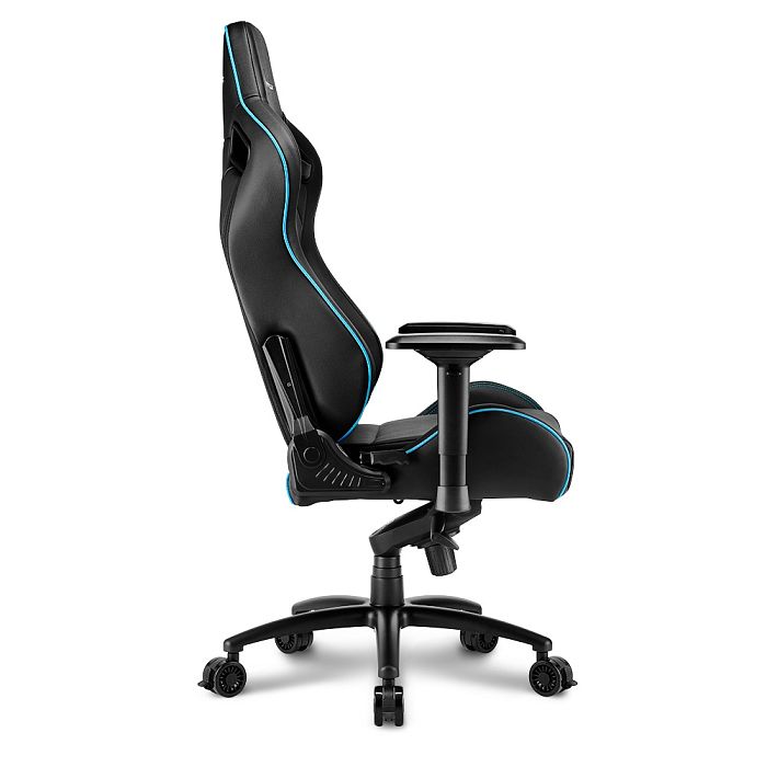 Игровое кресло Sharkoon Skiller SGS4 Black Blue (SGS4-BK/BU) - фото 2