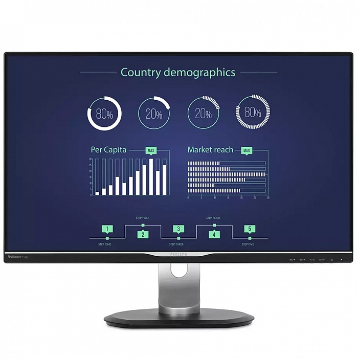 WQHD монитор Philips 258B6QUEB - фото 1
