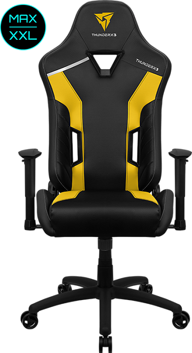 Игровое кресло ThunderX3 TC3 MAX Bumblebee Yellow - фото 1