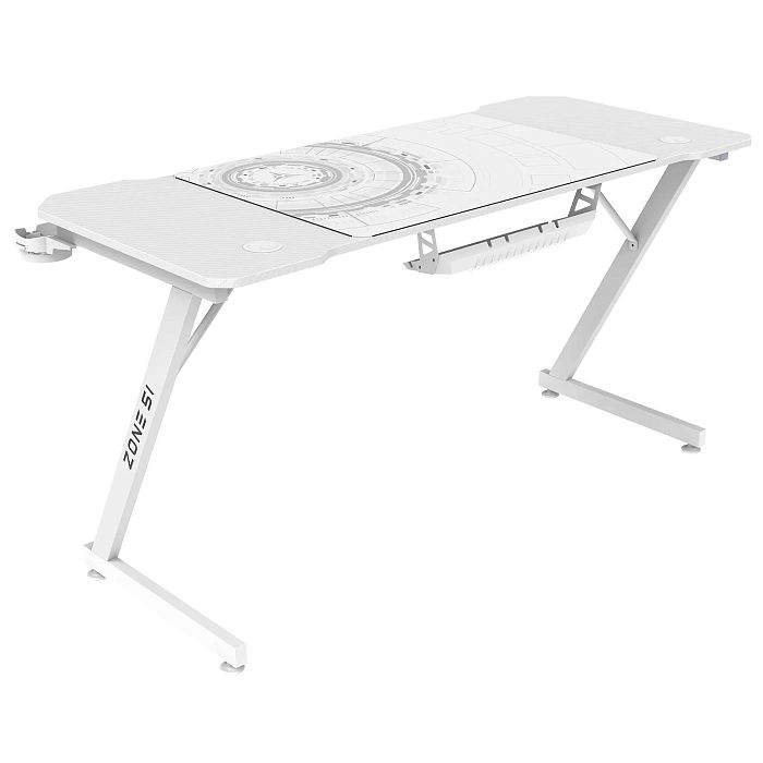 Компьютерный стол Zone 51 TRINE 140 White (Z51-T4N-WH) - фото 4
