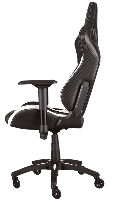 Игровое компьютерное кресло Corsair Gaming™ T1 RACE, Black/White (CF-9010012-WW) - фото 1