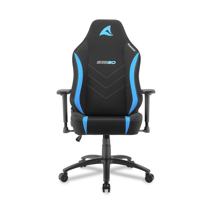 Игровое кресло Sharkoon Skiller SGS20 (SGS20-F-BK/BU) - фото 2
