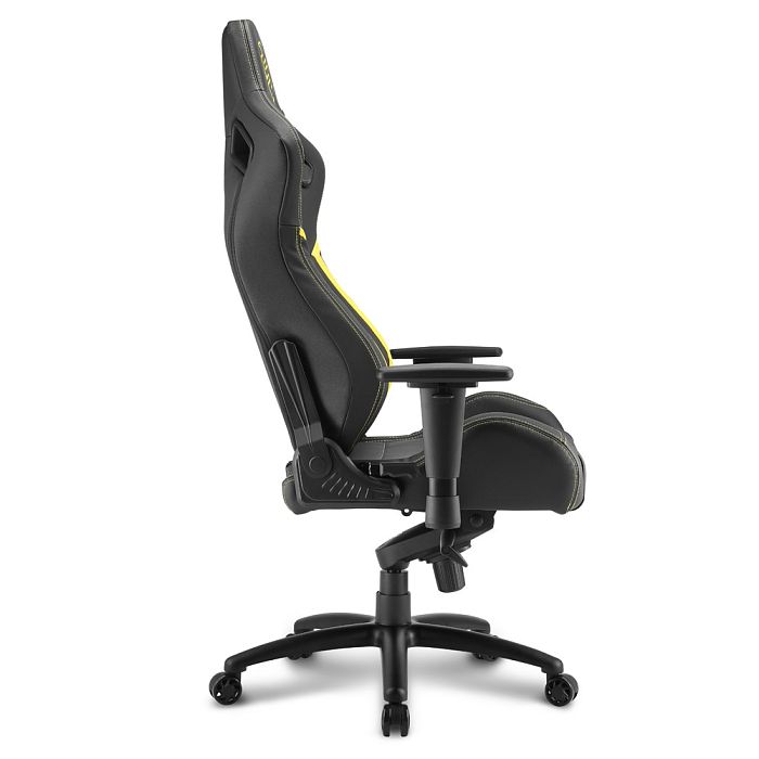 Игровое кресло Sharkoon Shark Zone GS10 (SGS10-BK/YE) - фото 2