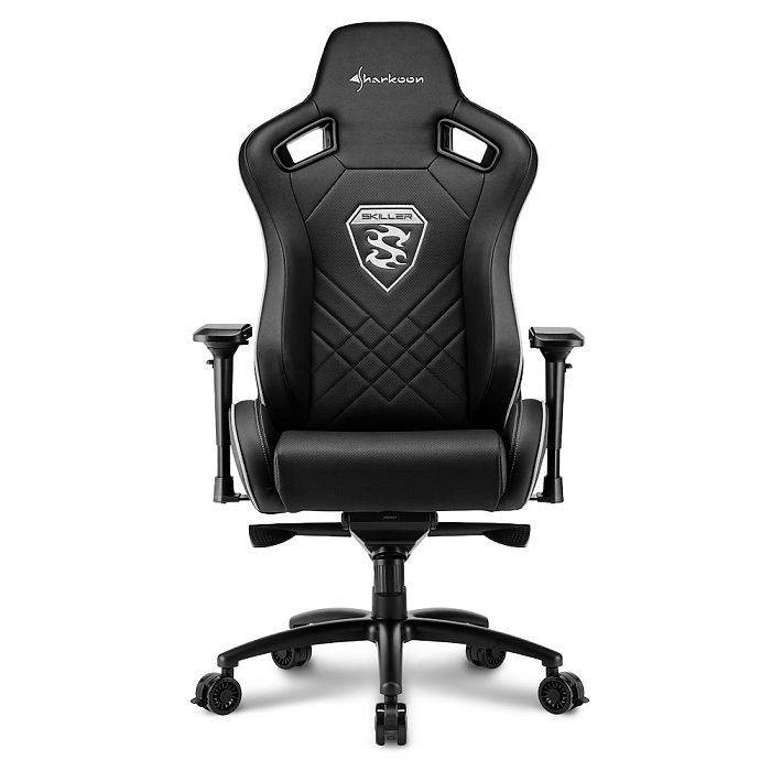 Игровое кресло Sharkoon Skiller SGS4 Black (SGS4-BK) - фото 1