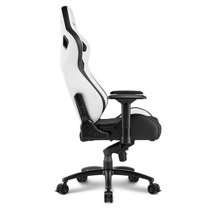 Игровое кресло Sharkoon Skiller SGS4 Black White (SGS4-BK/WH) - фото 1