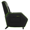 Компьютерная софа ZONE 51 RIDER Black-Green (Z51-RID-BG) - фото 3