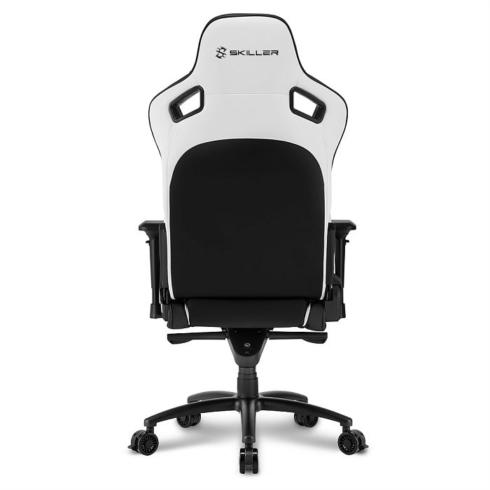 Игровое кресло Sharkoon Skiller SGS4 Black White (SGS4-BK/WH) - фото 2