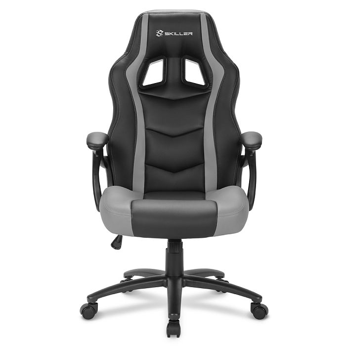 Игровое кресло Sharkoon Skiller SGS1 Black Grey (SGS1-BK/GY) - фото 1