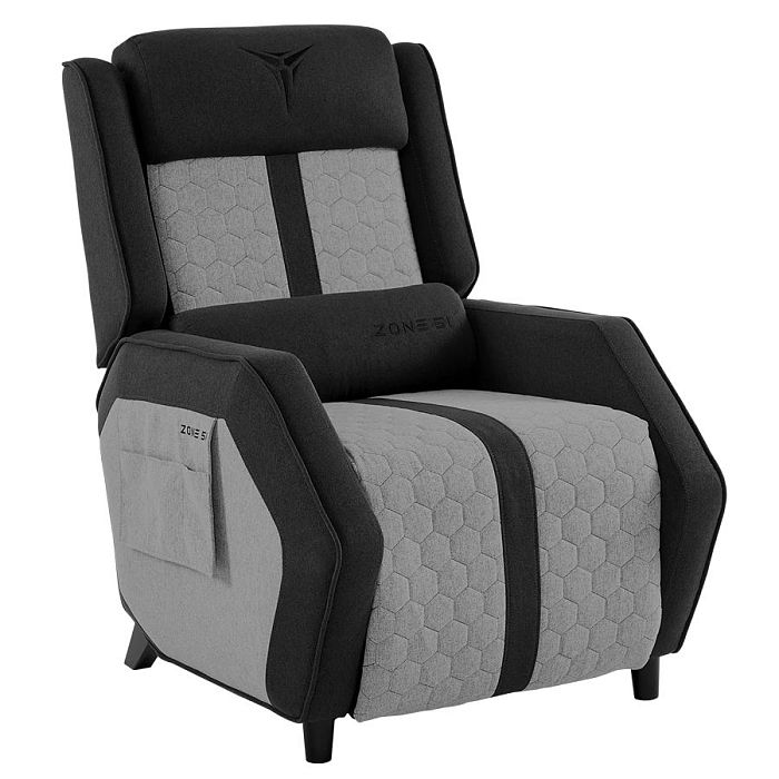 Компьютерная софа ZONE 51 RIDER X-WEAVE Grey (Z51-RIF-GY) - фото 1