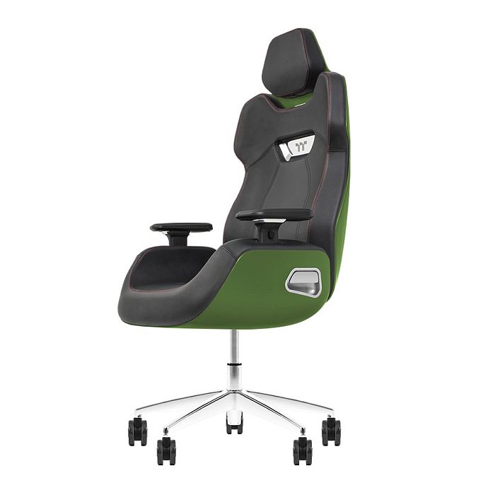 Компьютерное кресло Thermaltake Argent E700 Gaming Chair Racing Green (GGC-ARG-BGLFDL-01) - фото 1