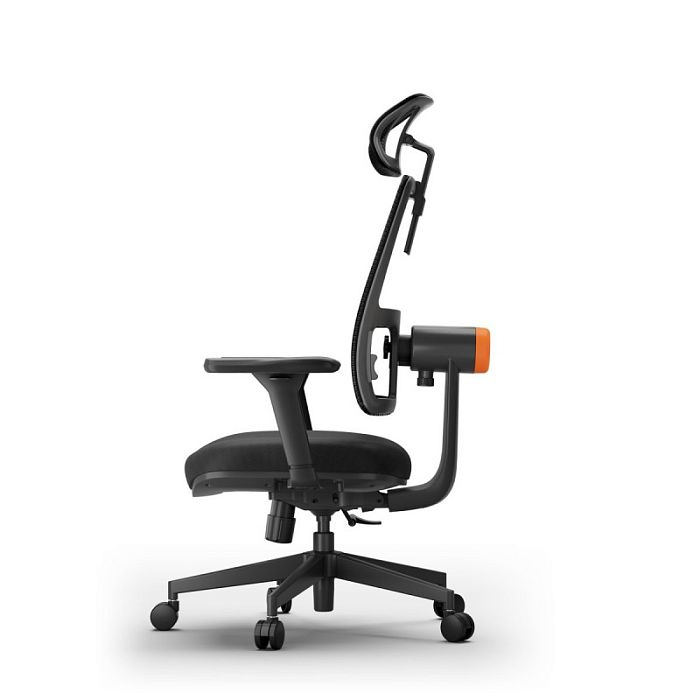 Компьютерное кресло FoxGear NETZ модель E, черный (FG-NETZ-E-BK) - фото 3