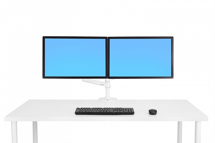 Двойное настольное крепление Ergotron LX Dual Stacking Arm (45-492-216) - фото 4