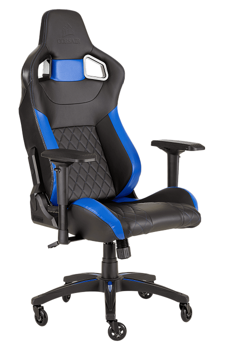 Игровое компьютерное кресло Corsair Gaming™ T1 RACE, Black/Blue (CF-9010014-WW) - фото 1